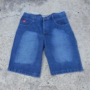 Vintage y2k Brooklyn Express Denim Jorts Size W40